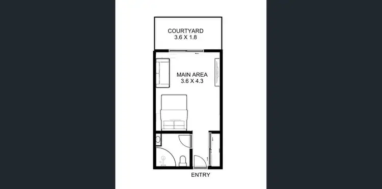 Floorplan of Homely unit listing, 8/14 Sandpiper Place, Frankston VIC 3199