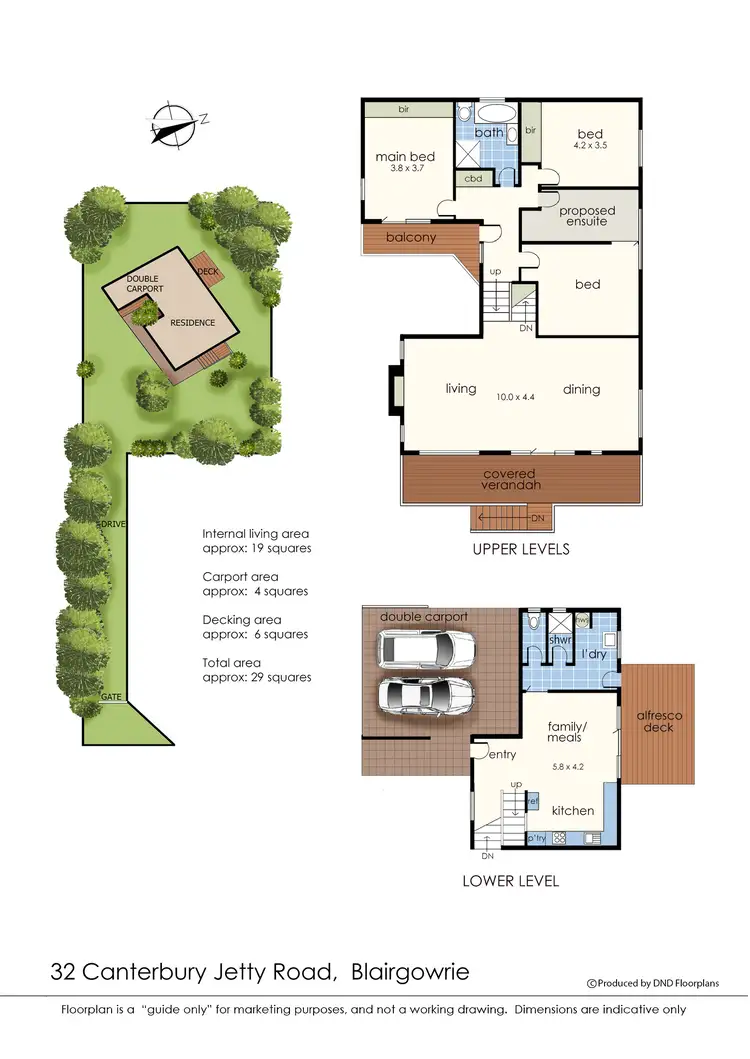 Floorplan of Homely house listing, 32 Canterbury Jetty Road, Blairgowrie VIC 3942