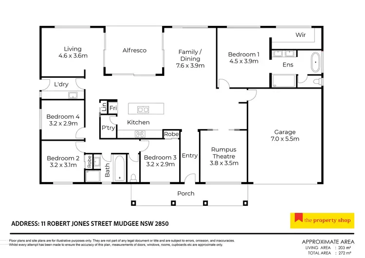 Floorplan of Homely house listing, 11 Robert Jones Street, Mudgee NSW 2850