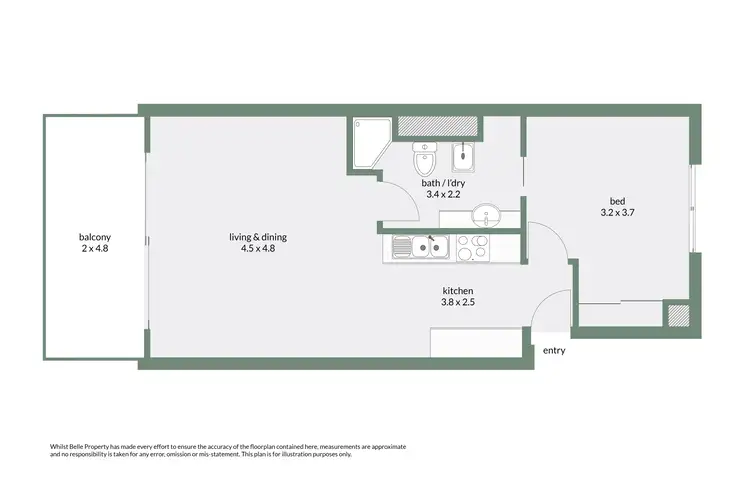 Floorplan of Homely apartment listing, 7/131-133 Williams Esplanade, Palm Cove QLD 4879