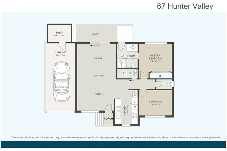 Floorplan of Homely retirement listing, 67/137 Mount View Road, Cessnock NSW 2325