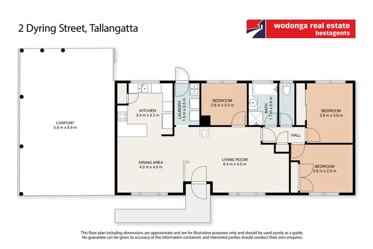 Floorplan of Homely house listing, 2 Dyring Street, Tallangatta VIC 3700