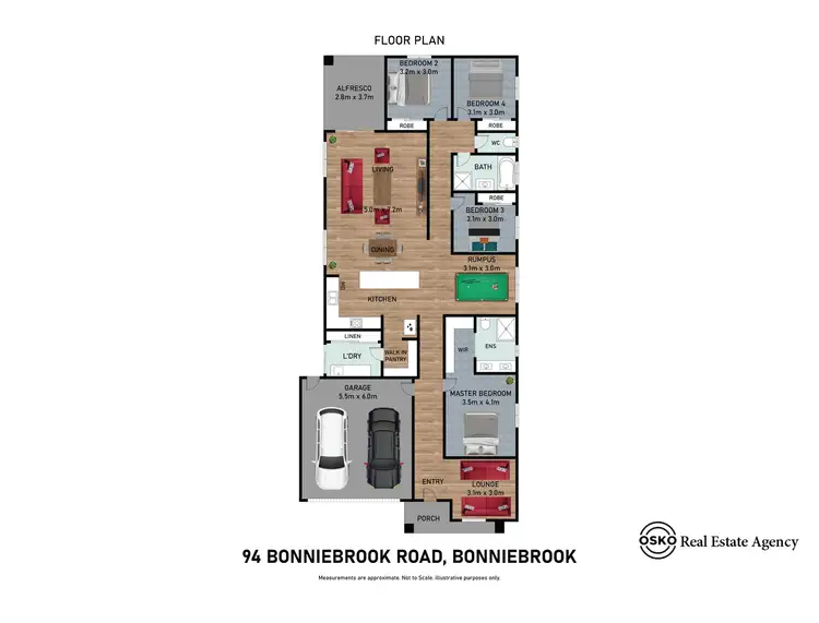 Floorplan of Homely house listing, 94 Bonniebrook Road, Bonnie Brook VIC 3335