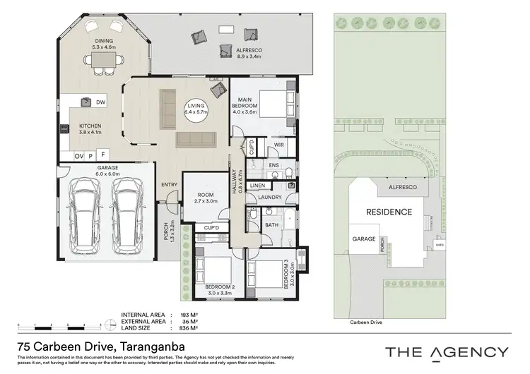 Floorplan of Homely house listing, 75 Carbeen Drive, Taranganba QLD 4703