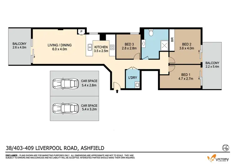 Floorplan of Homely apartment listing, 38/403-409 Liverpool Road, Ashfield NSW 2131