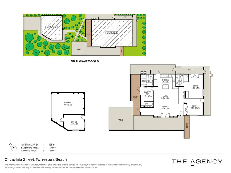 Floorplan of Homely house listing, 21 Lavinia Street, Forresters Beach NSW 2260