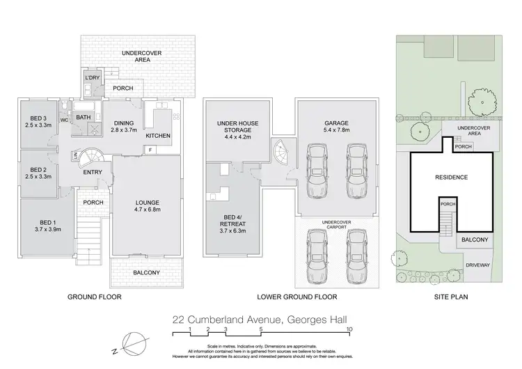 Floorplan of Homely house listing, 22 Cumberland Avenue, Georges Hall NSW 2198