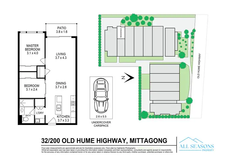 Floorplan of Homely unit listing, 32/200 Old Hume Highway, Mittagong NSW 2575