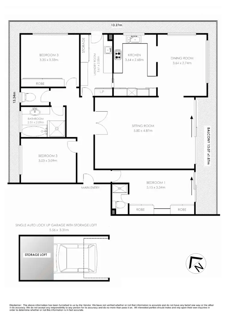 Floorplan of Homely apartment listing, 10/32 Undercliff Road, Freshwater NSW 2096