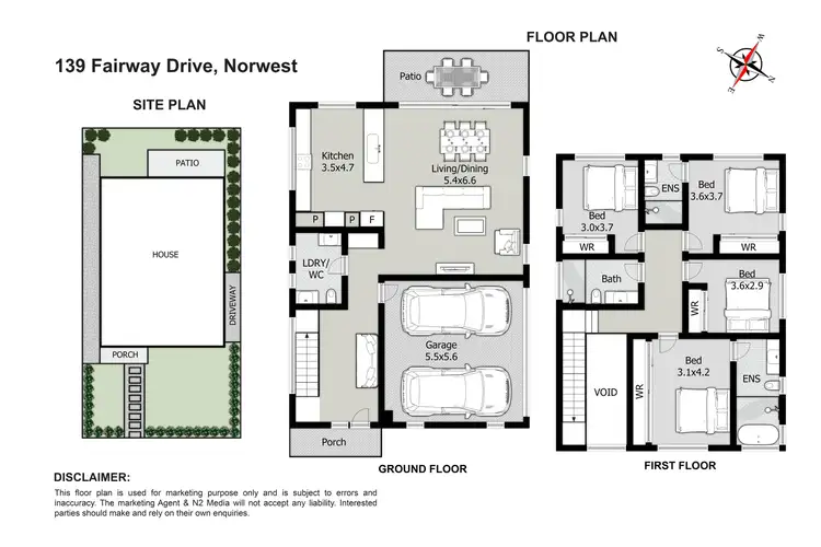 Floorplan of Homely house listing, 139 Fairway Drive, Norwest NSW 2153