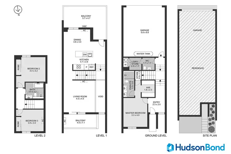 Floorplan of Homely townhouse listing, 8 Harvest Court, Doncaster VIC 3108