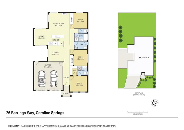 Floorplan of Homely house listing, 26 Barringo Way, Caroline Springs VIC 3023