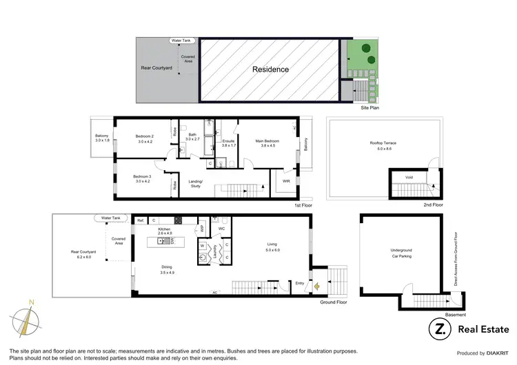 Floorplan of Homely townhouse listing, 478 Nepean Highway, Chelsea VIC 3196