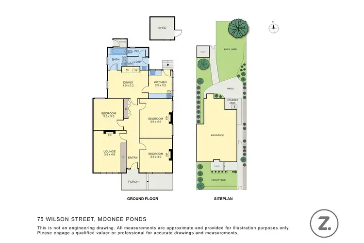 Floorplan of Homely house listing, 75 Wilson Street, Moonee Ponds VIC 3039