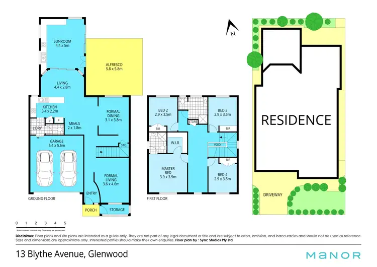 Floorplan of Homely house listing, 13 Blythe Avenue, Glenwood NSW 2768