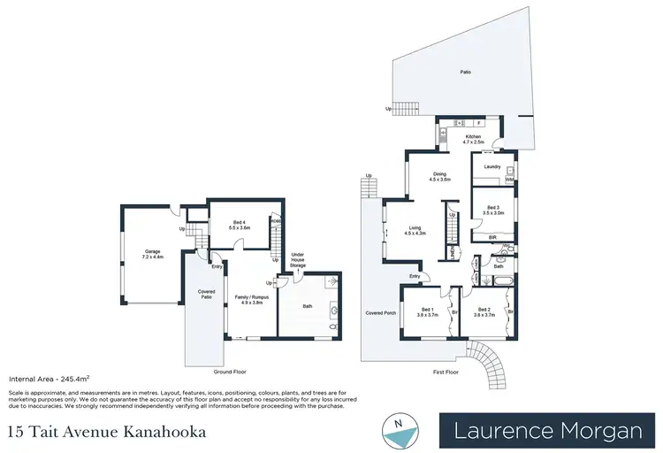 Floorplan of Homely house listing, 15 Tait Avenue, Kanahooka NSW 2530