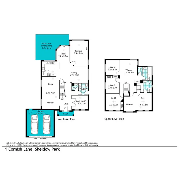 Floorplan of Homely house listing, 1 Cornish Lane, Sheidow Park SA 5158