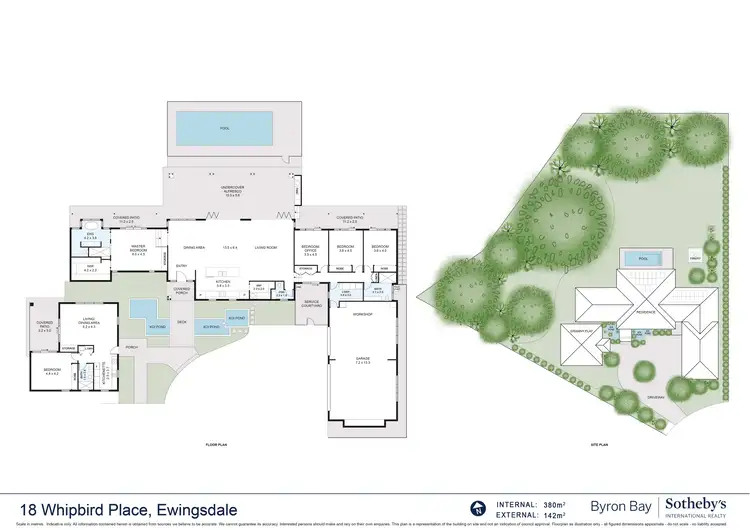 Floorplan of Homely house listing, 18 Whipbird Place, Ewingsdale NSW 2481