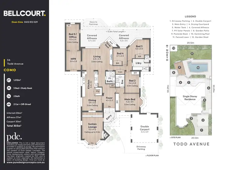 Floorplan of Homely house listing, 54 Todd Avenue, Como WA 6152