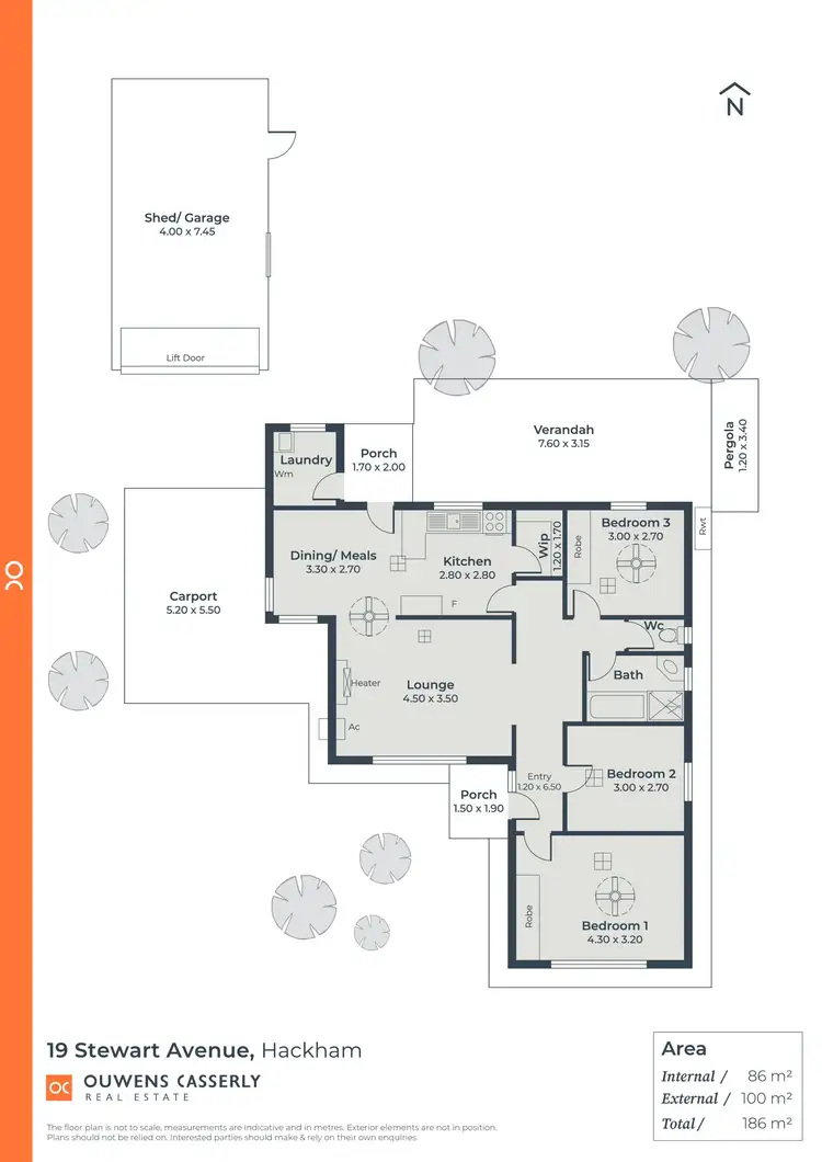 Floorplan of Homely house listing, 19 Stewart Avenue, Hackham SA 5163