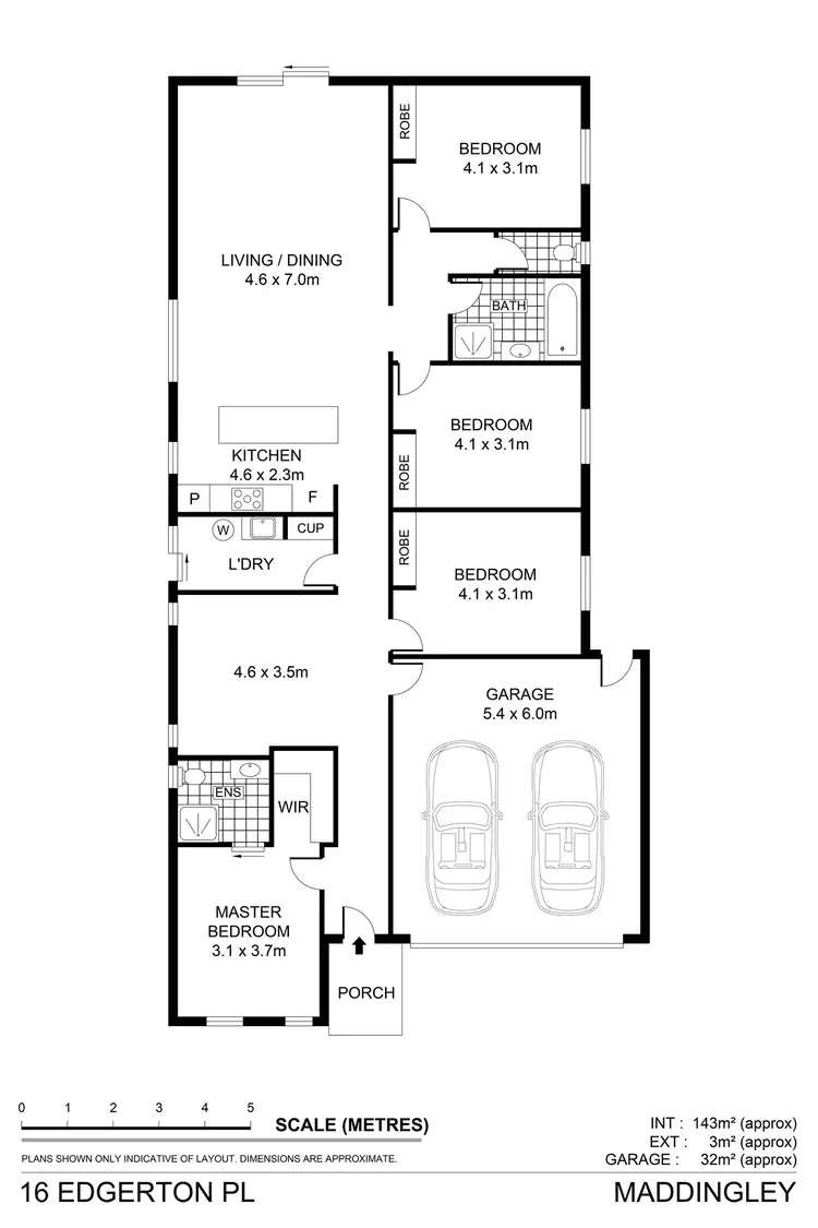Floorplan of Homely house listing, 16 Edgerton Place, Maddingley VIC 3340