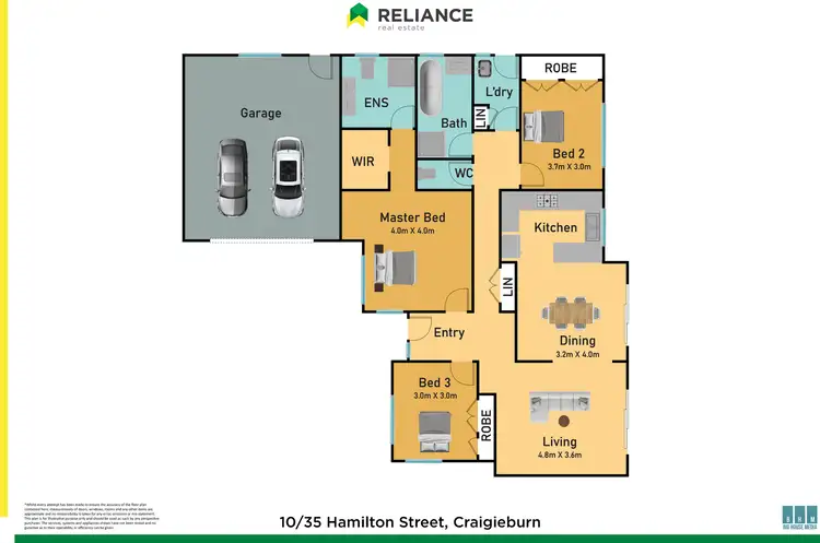 Floorplan of Homely unit listing, 10/35 Hamilton Street, Craigieburn VIC 3064