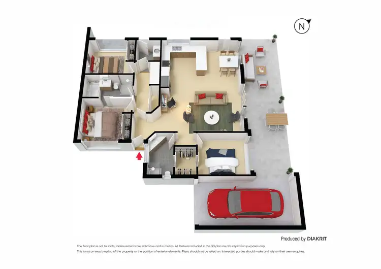 Floorplan of Homely unit listing, 2/1 Netherbrae Road, Frankston VIC 3199