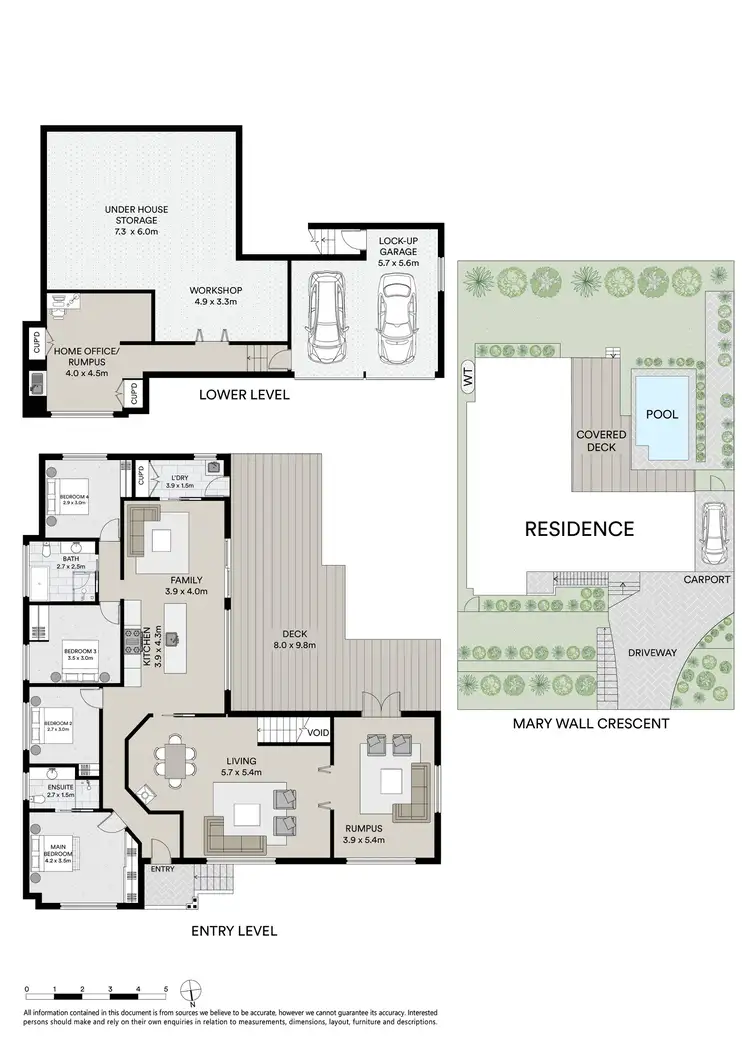 Floorplan of Homely house listing, 5 Mary Wall Crescent, Berowra NSW 2081