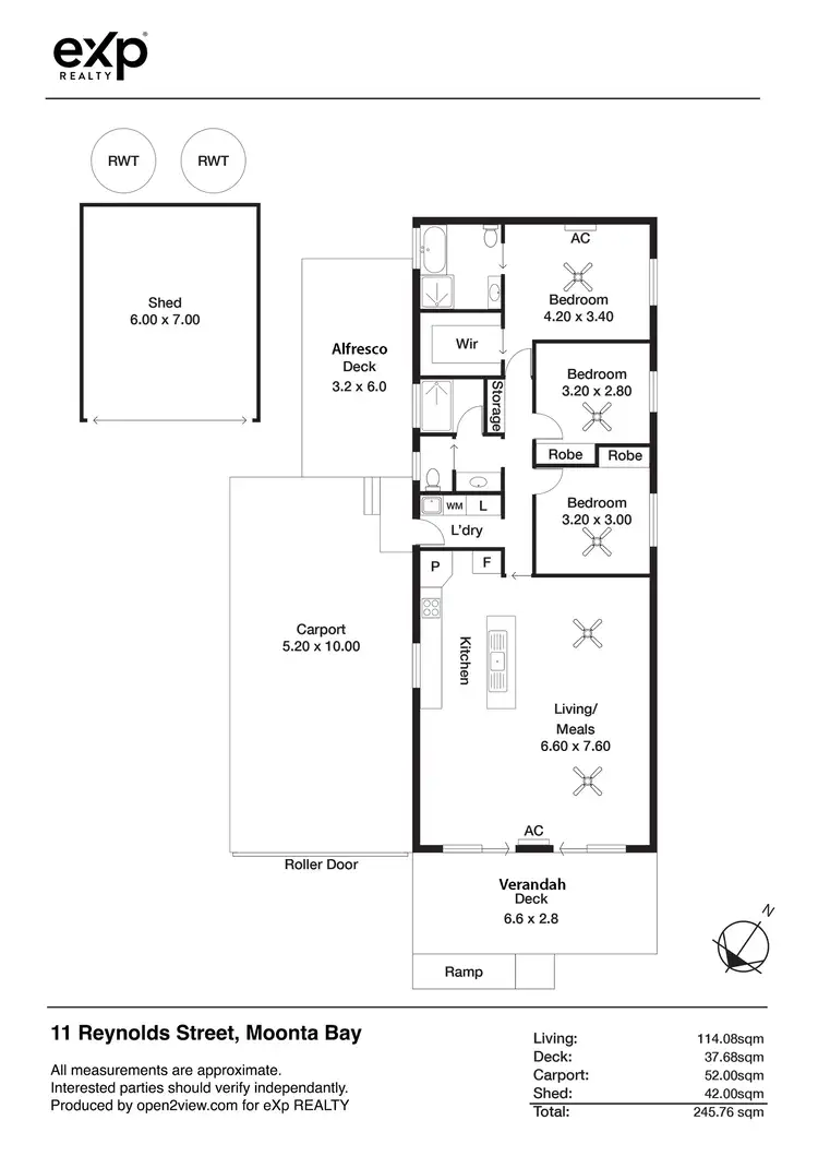 Floorplan of Homely house listing, 11 Reynolds Street, Moonta Bay SA 5558