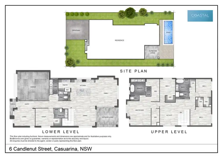 Floorplan of Homely house listing, 6 Candlenut Street, Casuarina NSW 2487