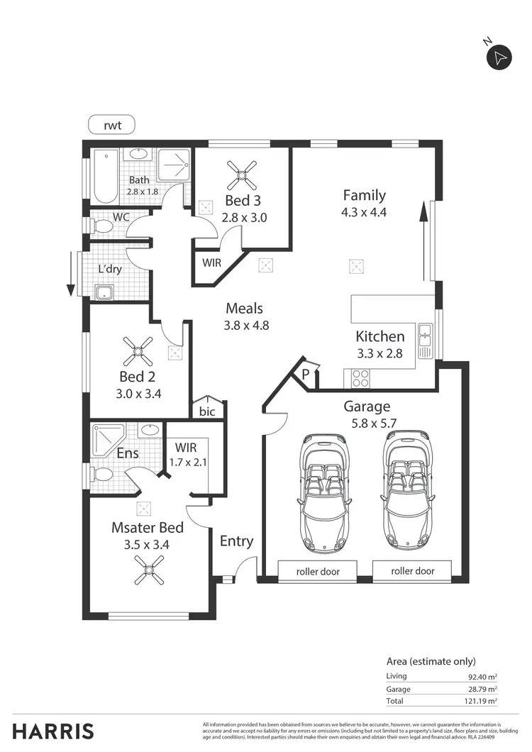 Floorplan of Homely house listing, 2b Ramnet Circuit, Munno Para SA 5115