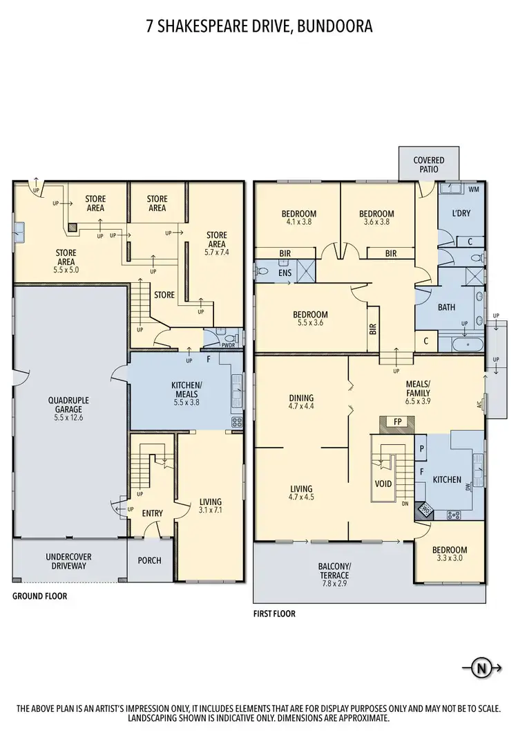 Floorplan of Homely house listing, 7 Shakespeare Drive, Bundoora VIC 3083
