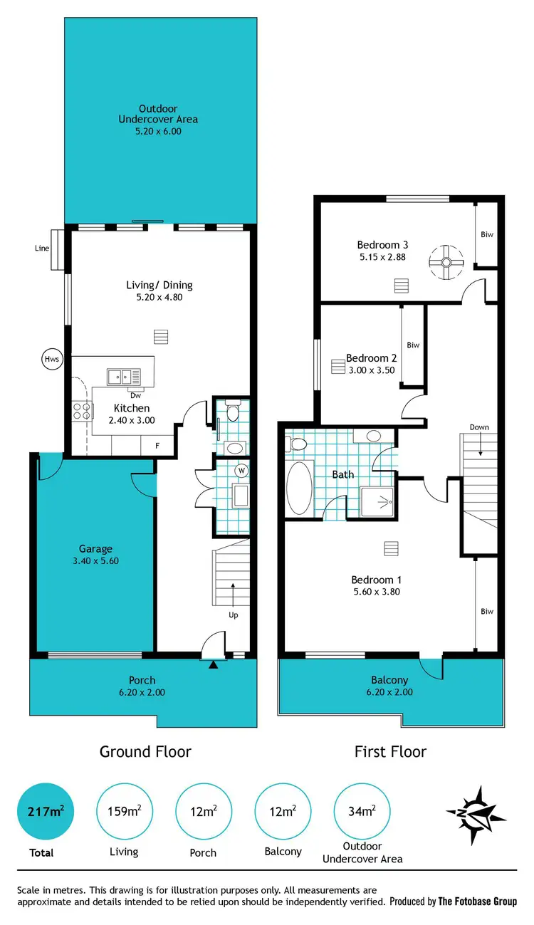 Floorplan of Homely house listing, 5 Brian Street, Marion SA 5043