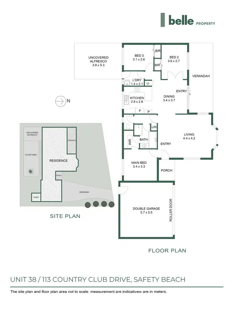 Floorplan of Homely unit listing, 38/113 Country Club Drive, Safety Beach VIC 3936