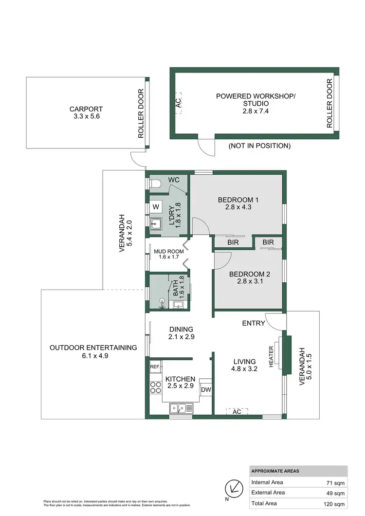 Floorplan of Homely house listing, 12 Leane Avenue, Glenelg North SA 5045