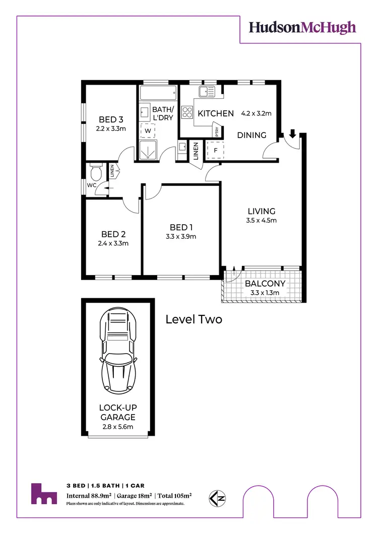 Floorplan of Homely unit listing, 6/57 Balmain Road, Leichhardt NSW 2040