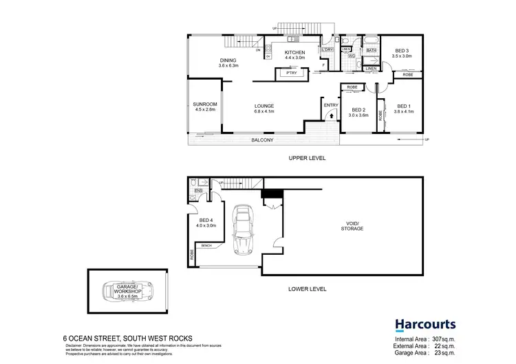 Floorplan of Homely house listing, 6 Ocean Street, South West Rocks NSW 2431
