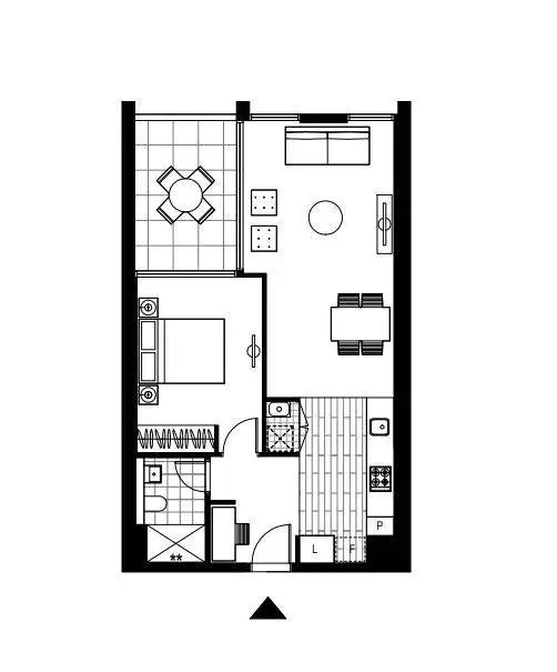 Floorplan of Homely apartment listing, 21005/2 Figtree Drive, Sydney Olympic Park NSW 2127