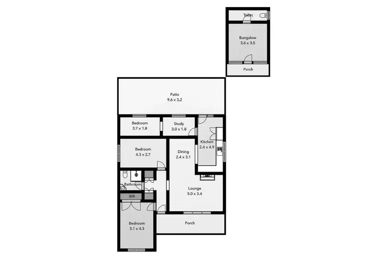 Floorplan of Homely house listing, 7 Broadford Court, Traralgon VIC 3844