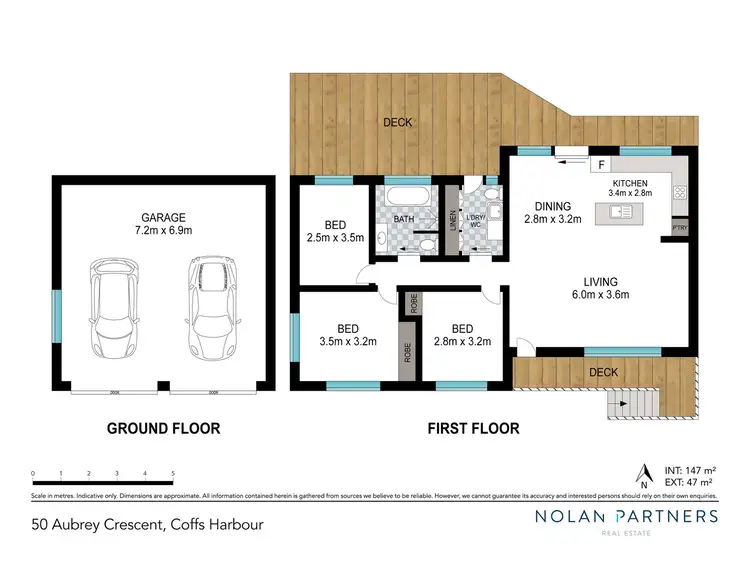 Floorplan of Homely house listing, 50 Aubrey Crescent, Coffs Harbour NSW 2450