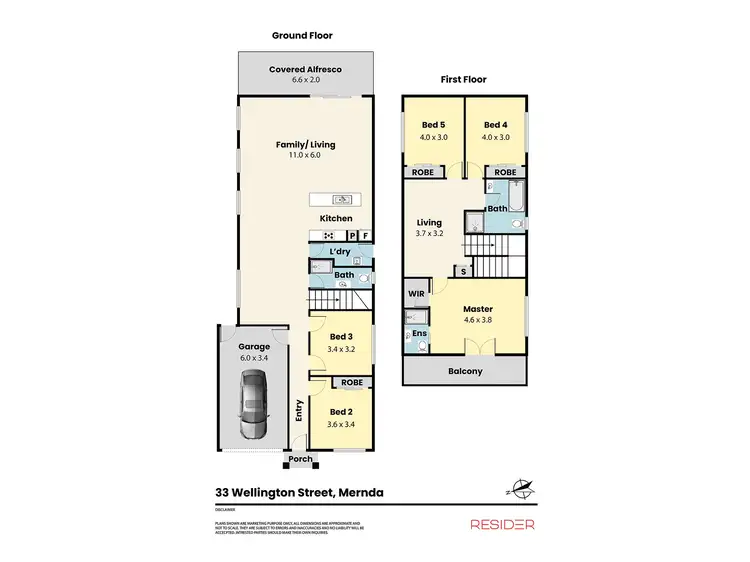 Floorplan of Homely house listing, 33 Wellington Street, Mernda VIC 3754