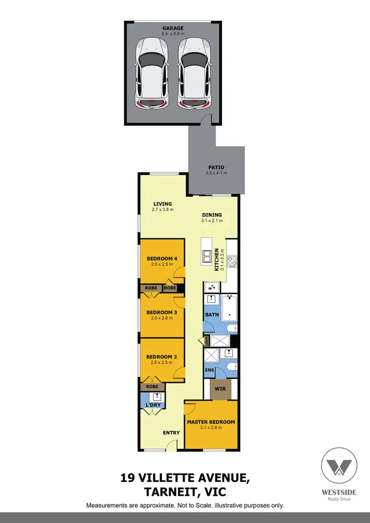Floorplan of Homely house listing, 19 Villette Avenue, Tarneit VIC 3029