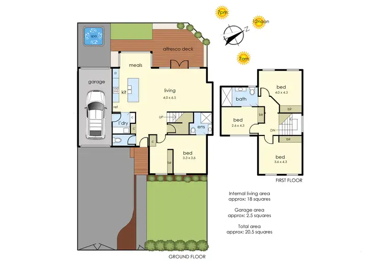Floorplan of Homely house listing, 57 Orwil Street, Frankston VIC 3199