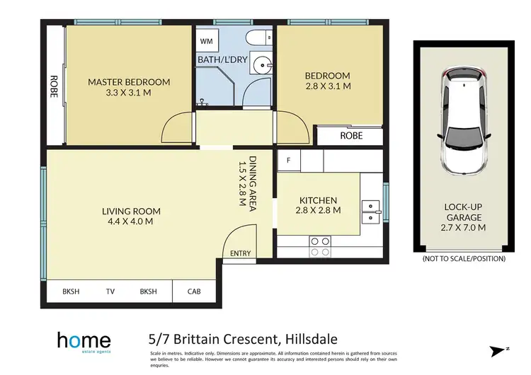 Floorplan of Homely apartment listing, 5/7 Brittain Crescent, Hillsdale NSW 2036