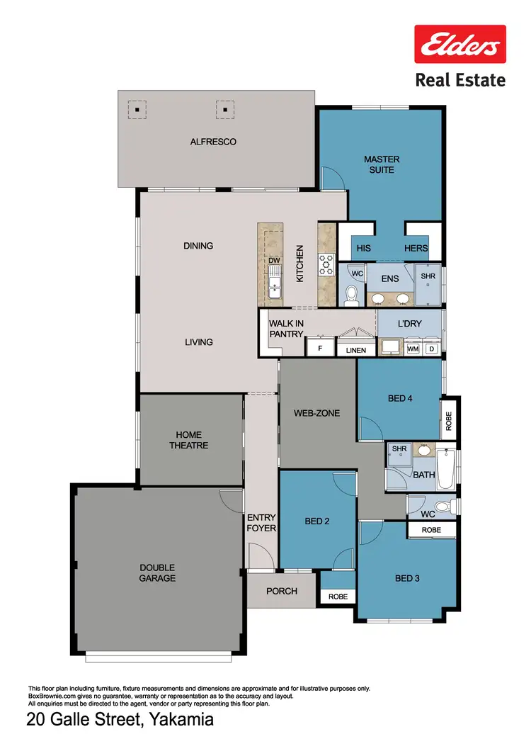 Floorplan of Homely house listing, 20 Galle Street, Yakamia WA 6330