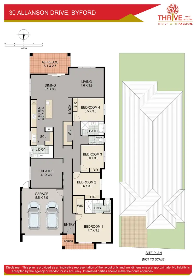 Floorplan of Homely house listing, 30 Allanson Drive, Byford WA 6122
