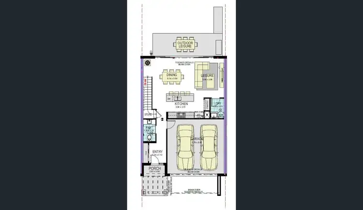 Floorplan of Homely house listing, 46 Dransfield Drive, Oran Park NSW 2570
