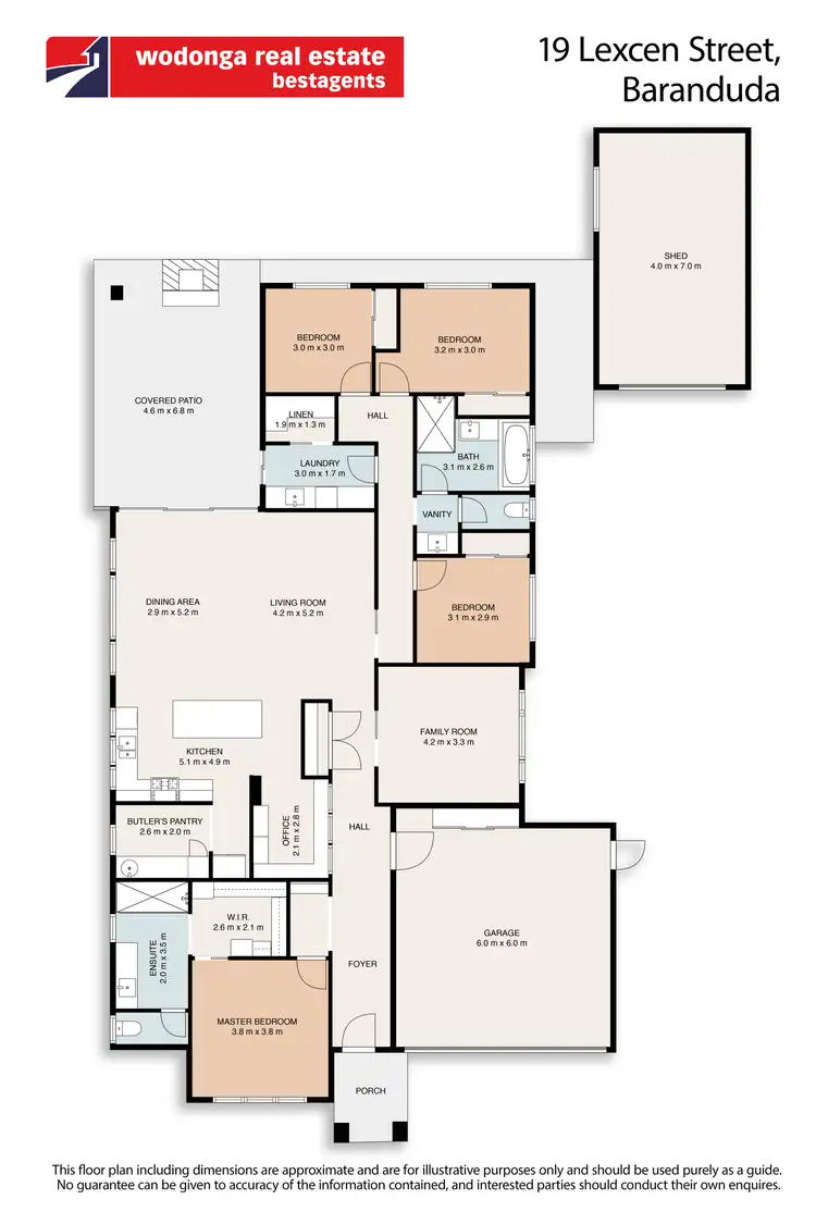 Floorplan of Homely house listing, 19 Lexcen Street, Baranduda VIC 3691