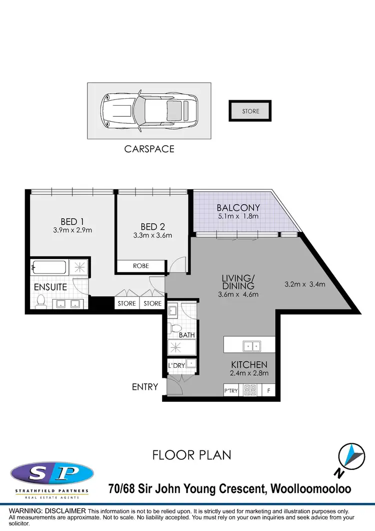 Floorplan of Homely apartment listing, 70/68 Sir John Young Crescent, Woolloomooloo NSW 2011
