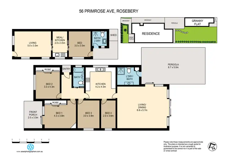 Floorplan of Homely house listing, 56 Primrose Avenue, Rosebery NSW 2018